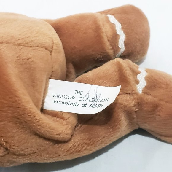 Christmas Gingerbread Man Sears Windsor Collection Plush Stuffed Animal 9" - Picture 8 of 10